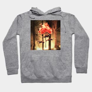 Flaming Rose Hoodie